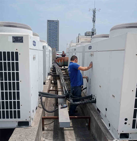 南和中央空调制热和不制冷系统维修方法